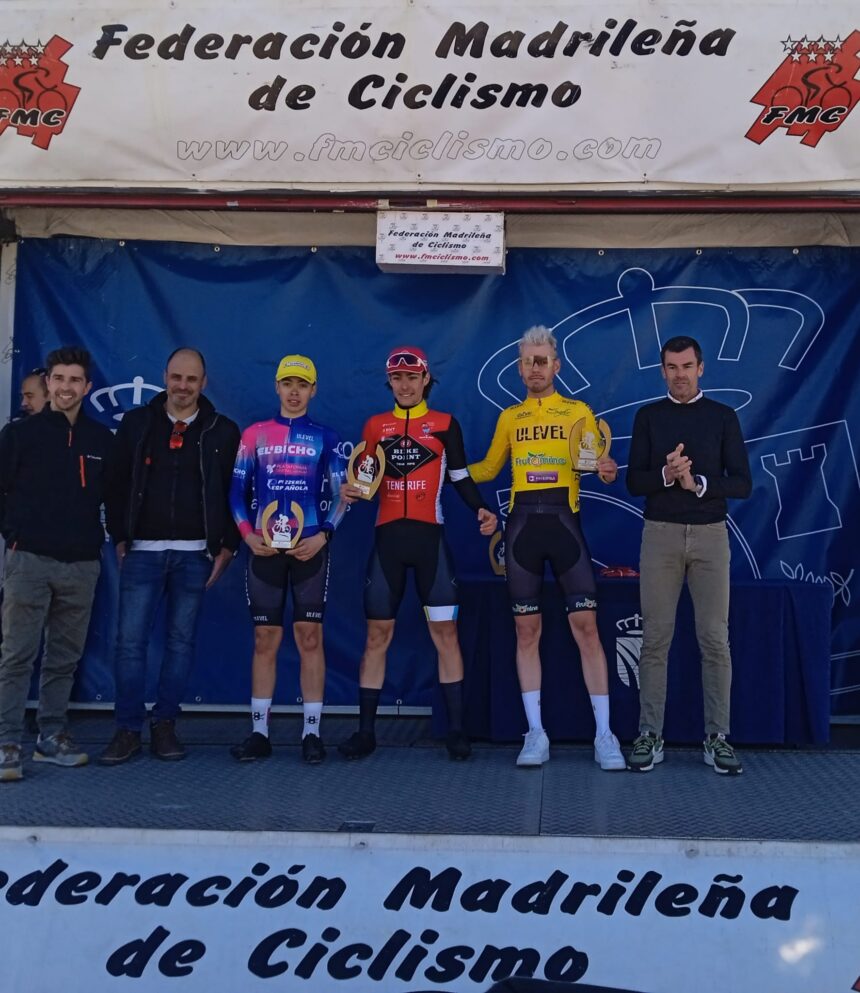 El Pelotón Daniel Fernández (Tenerife Bike Point) tiene su debut soñado para inaugurar la temporada en Fuenlabrada podio-fuenlabrada