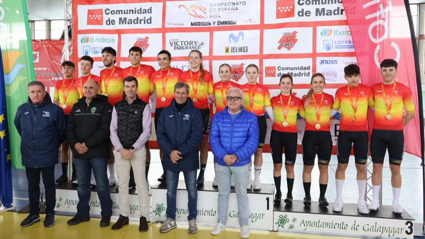 El Pelotón Anguela-Escalera y Roca-Bennassar, nuevos campeones de España de Madison élite Campeonato España Pista Madison