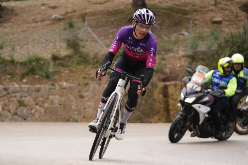 El Pelotón Hugo de la Calle (Burgos Burpellet BH) se luce en el Trofeo Serra de Tramuntana Hugo de la Calle Burgos Burpellet BH