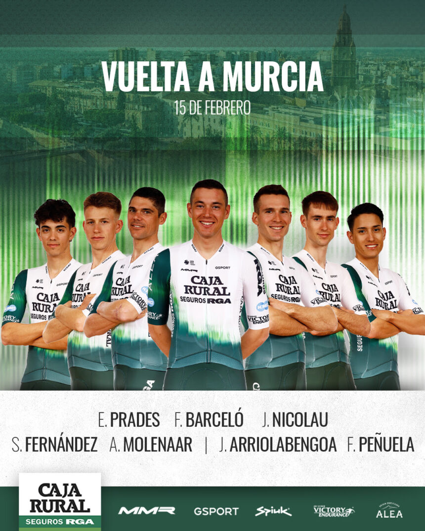 El Pelotón Semana de clásicas para el intenso febrero de Caja Rural-Seguros RGA Vuelta a Murcia Caja Rural Seguros RGA