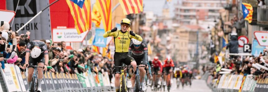 Matthew Brennan se adjudica la primera etapa de la Volta a Catalunya