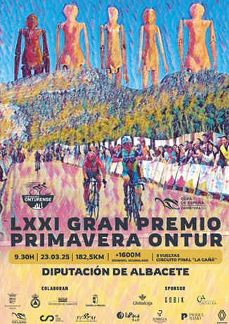 El Pelotón PREVIA | Aumento de kilometraje en el veloz Gran Premio Primavera de Ontur Cartel GP Primavera de Ontur - Diputación de Albacete 2025
