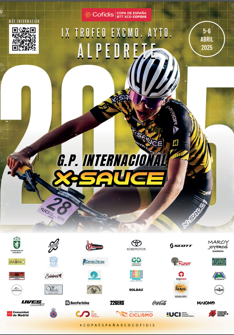 Cartel GP Internacional Ayto Alpedrete Copa España XCO Cofidis