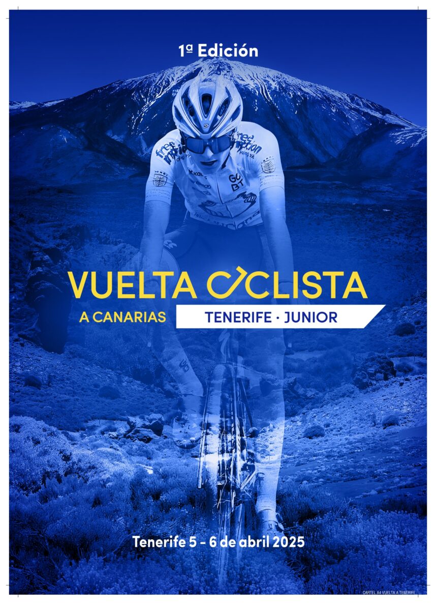 El Pelotón Más de 100 ciclistas disputarán la I Vuelta a Tenerife junior Cartel Vuelta Ciclista a Tenerife Júnior 2025