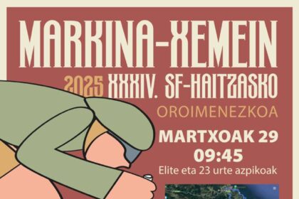 Cartel de la prueba de Markina-Xemein 2025
