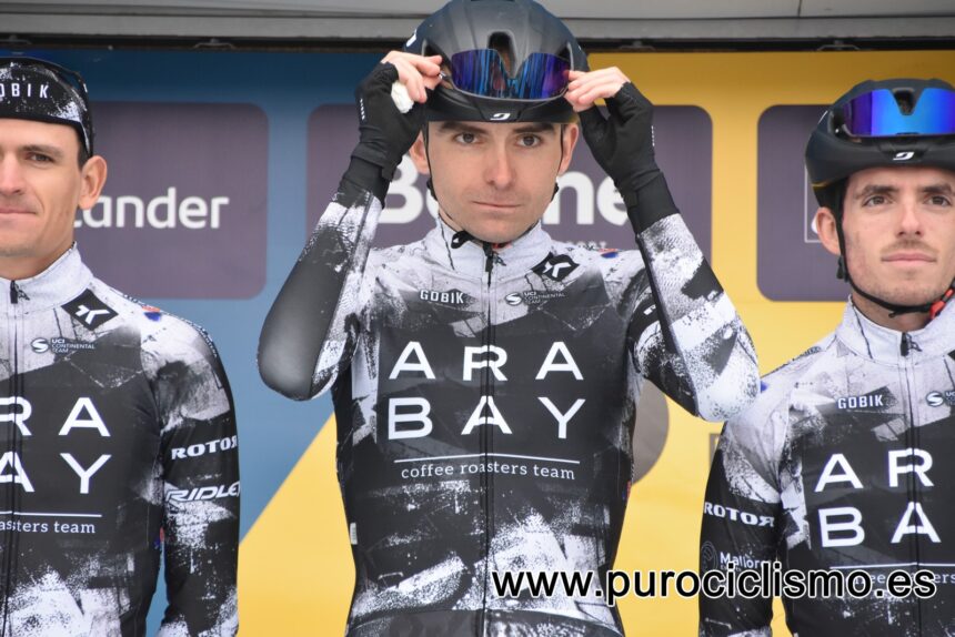 Asier González, durante O Gran Camiño 2025. | Foto: Purociclismo.es