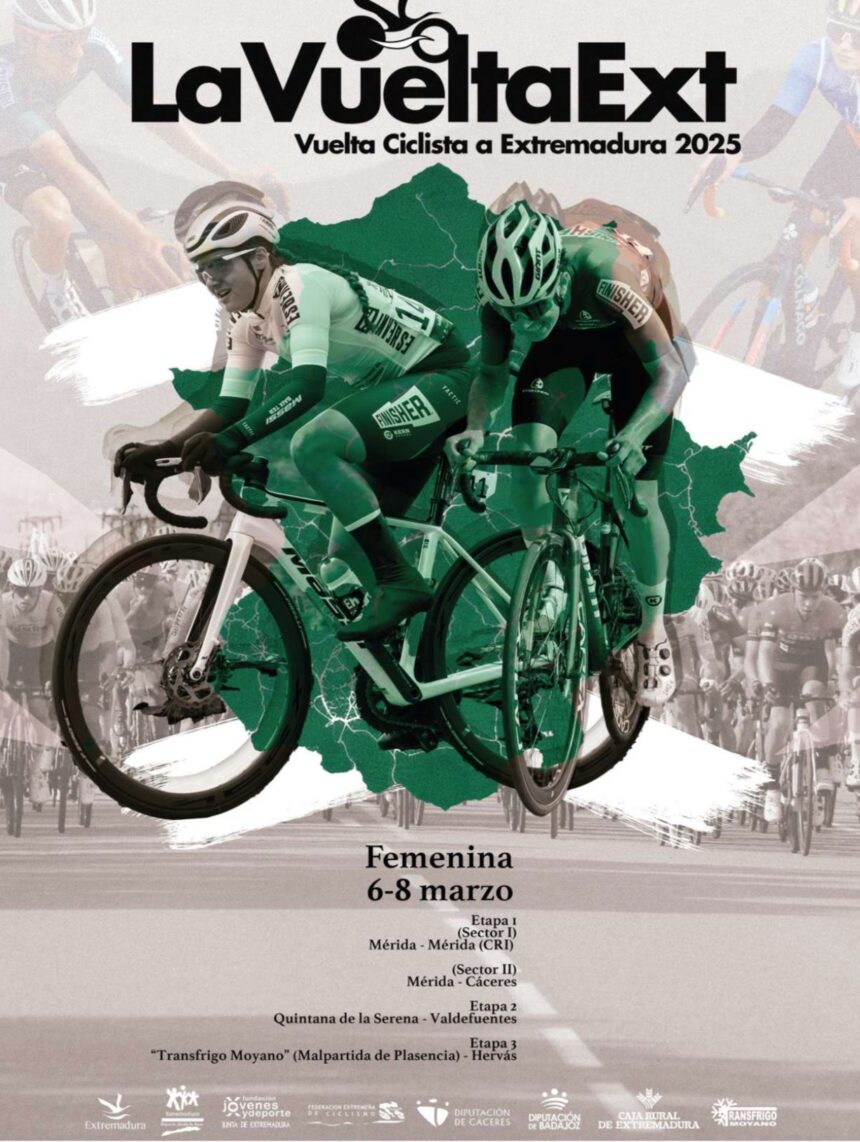 Cartel oficial Vuelta a Extremadura Femenina 2025