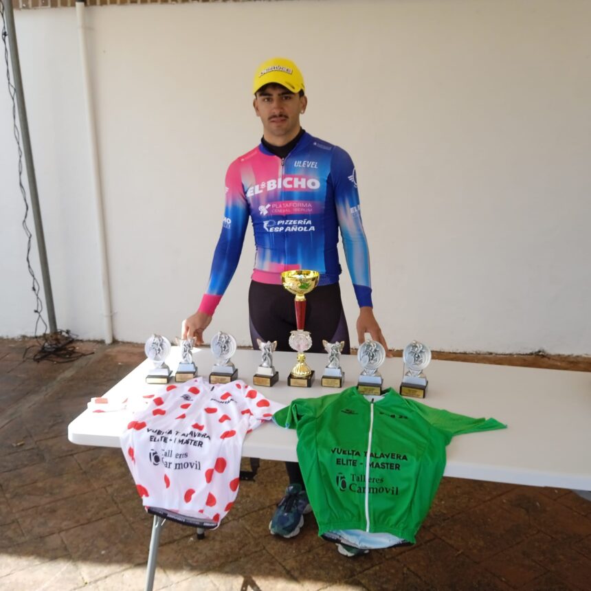 Yeray Sastre (El Bicho) domina de principio a fin la Vuelta a Talavera