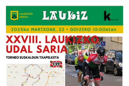 Cartel de la prueba de Laukiz 2025 - Torneo Euskaldun