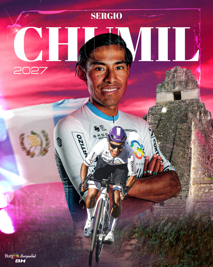 El Pelotón Sergio Chumil seguirá en el Burgos Burpellet BH hasta 2027 Sergio Chumil Burgos Burpellet BH