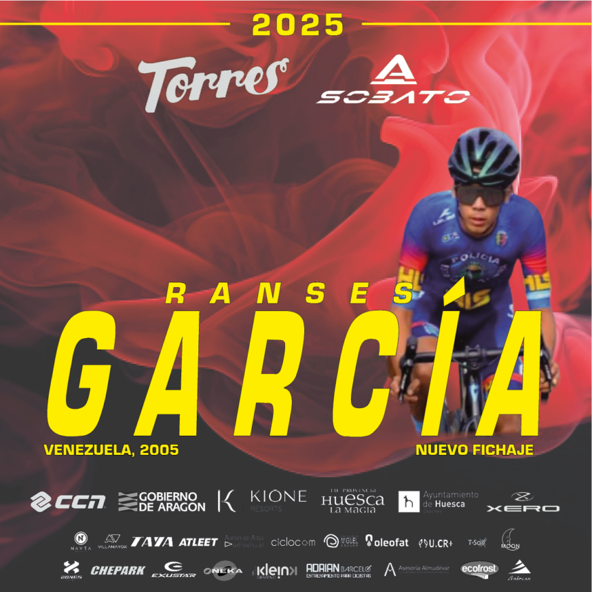 El Pelotón Ranses García refuerza la apuesta venezolana de Torres - Sobato Ranses Garcia Torres Sobato