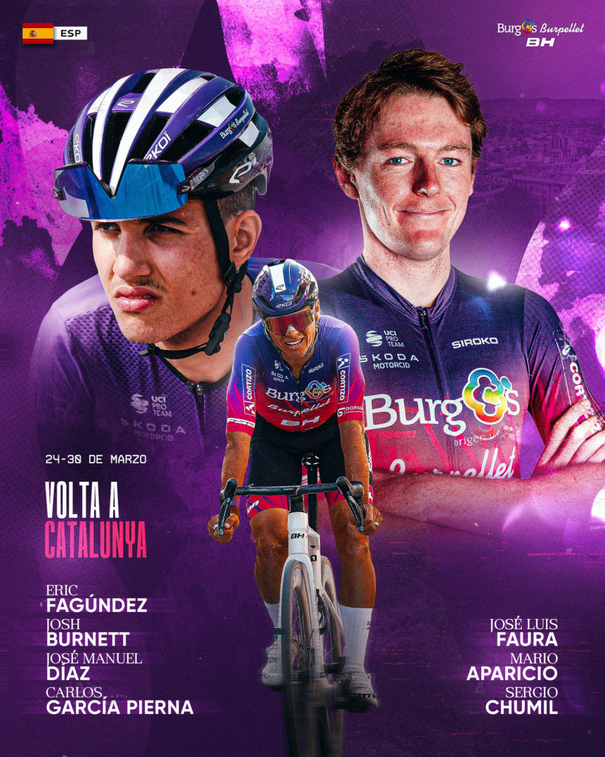 El Pelotón Los escaladores del Burgos Burpellet BH se dan cita en Cataluña Burgos Burpellet BH Volta Catalunya