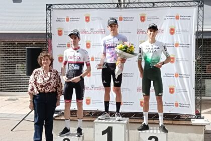 Podio del Memorial Cirilo Zunzarren de Estella del 2024