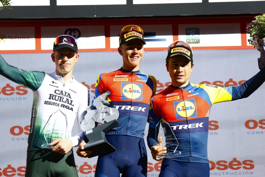 El Pelotón Segundo puesto y victoria por equipos para Caja Rural-Seguros RGA en el GP Miguel Indurain Alex Molenaar Caja Rural Seguros RGA GP Miguel Induráin