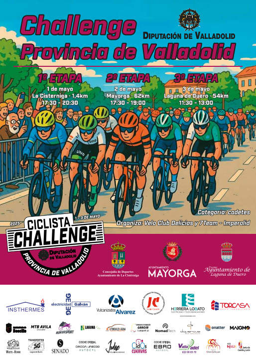 Cartel Challenge Cadete Provincia de Valladolid