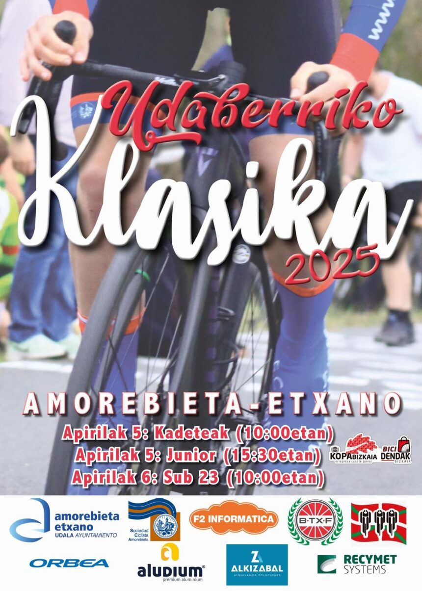 Cartel de la Klasika Primavera - Torneo Euskaldun 2025