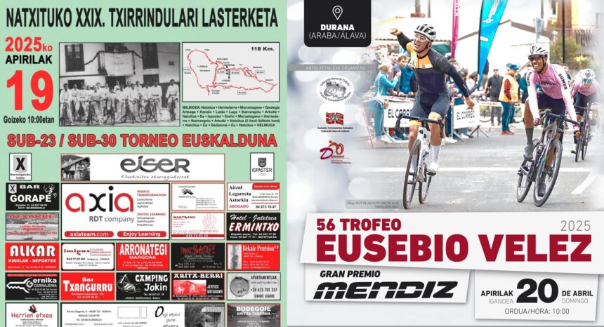 Carteles de Natxitua y Durana - Torneo Euskaldun 2025
