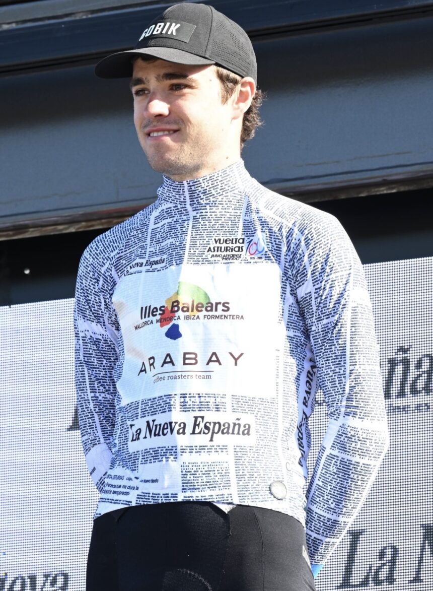 Sergio Trueba, líder de las Metas Volantes en Vuelta Asturias. | Foto: Vuelta Asturias