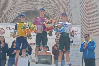 Pódium La Chuleta Cuéllar Iker Villar Caja Rural ALEA