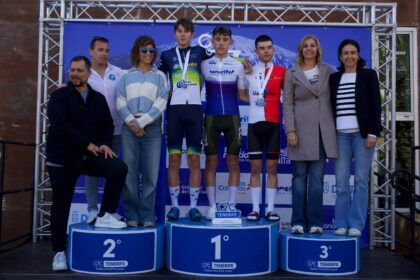 Pódium Vuelta Tenerife Junior