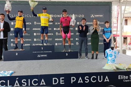 Pódium Clásica de Pascua 2025 Pombo Bilyi Cortizo Crozzolo Technosylva