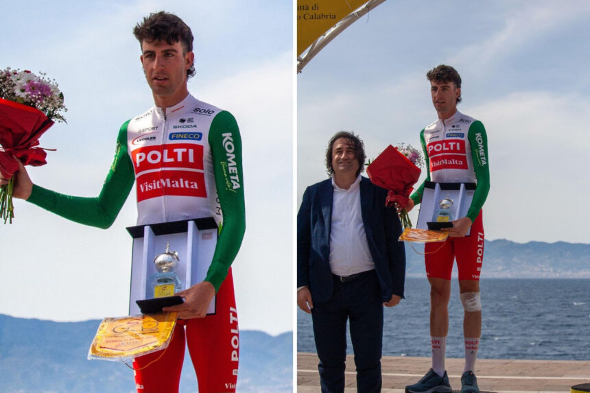 El Pelotón El Team Polti VisitMalta roza la victoria en Reggio Calabria con Davide Bais Davide Bais Reggio Calabria Team Polti VisitMalta