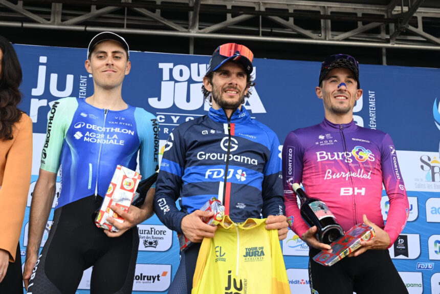 El Pelotón José Manuel Díaz (Burgos Burpellet BH) vuelve a subir al podio en el Tour del Jura José Manuel Díaz Gallego Besançon Burgos Burpellet BH