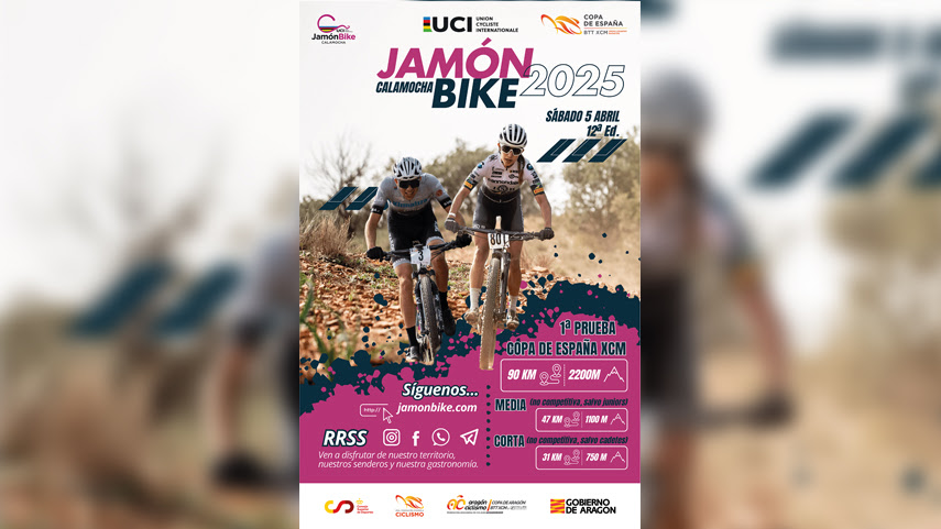 El Pelotón La Copa de España de XCM 2025 arranca con la Jamón Bike de Calamocha Jamon Bike XCM 2025