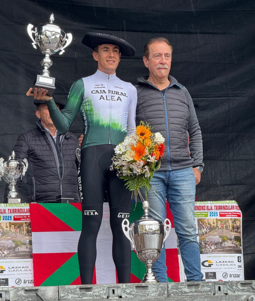 El Pelotón Juanpe Lozano (Caja Rural ALEA) repite victoria en el Torneo Euskaldun en Lazkao Juanpe Lozano Caja Rural ALEA Torneo Euskaldun Lazkao