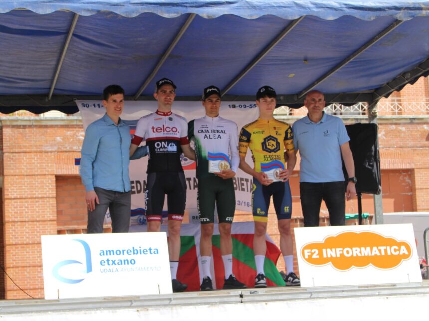 Pablo Ara (Telco - ON Clima - Osés) acaricia el triunfo en la Klasika de Primavera