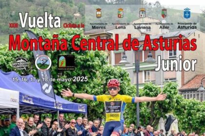 Cartel de la Vuelta a la Montaña Central de Asturias 2025