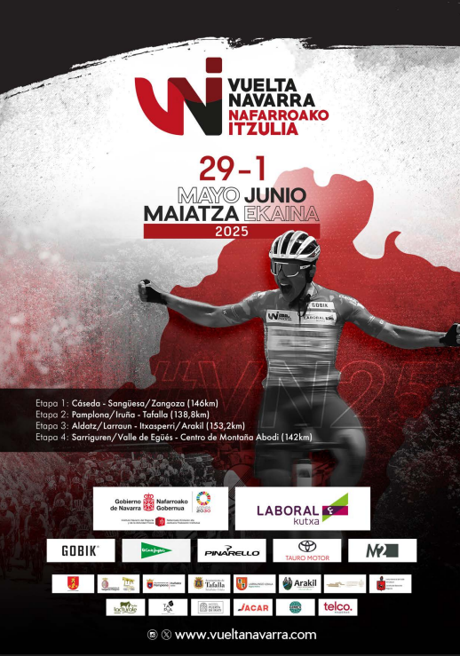 Cartel Vuelta a Navarra 2025