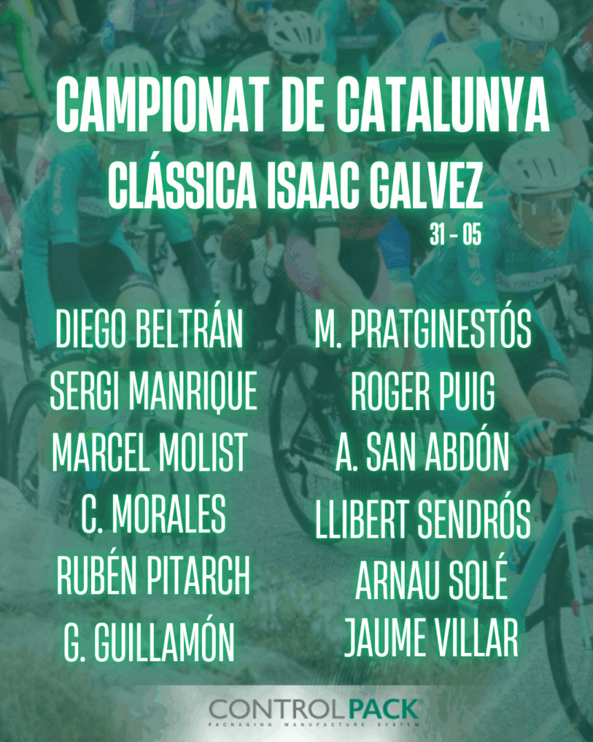 El Pelotón El Controlpack, a por el Campionat de Catalunya Controlpack