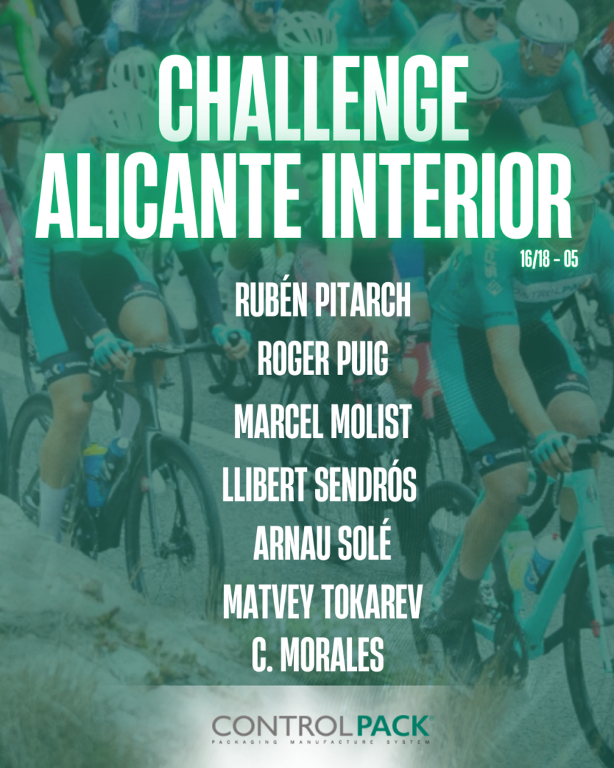 El Pelotón El Controlpack llega con buena dinámica a la Challenge Alicante Interior Controlpack alicante