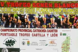 Cartel del 5º Trofeo Senén Blanco de Garrafe de Torio