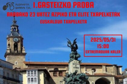 Cartel del Campeonato de Álava élite y sub-23 2025