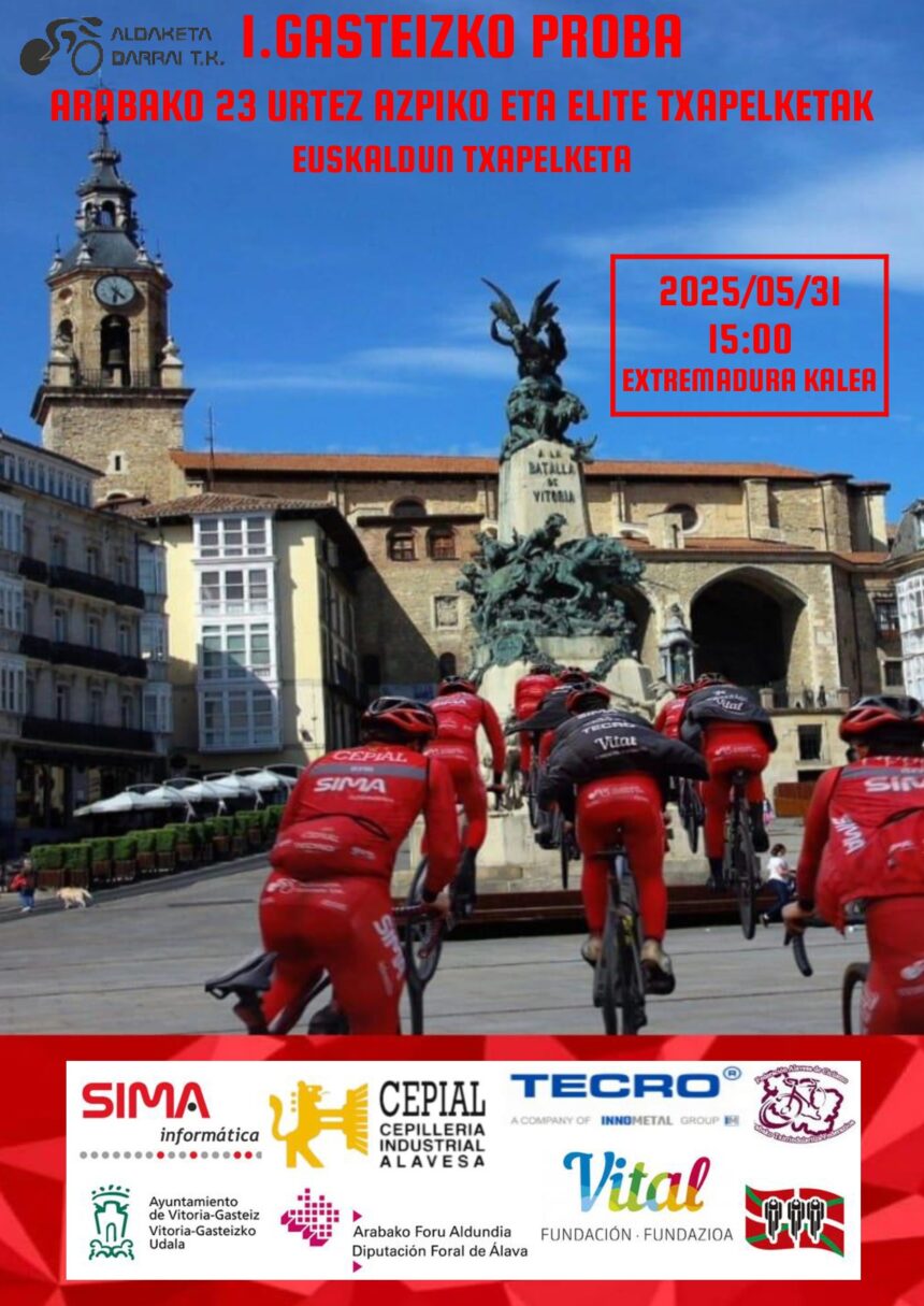 Cartel del Campeonato de Álava élite y sub-23 2025