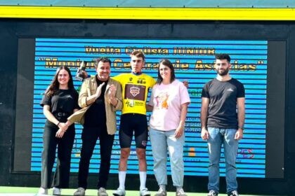 Noval se llevó la Vuelta a la Montaña Central de Asturias Junior 2025 (Foto: ciclismoasturiano.es)