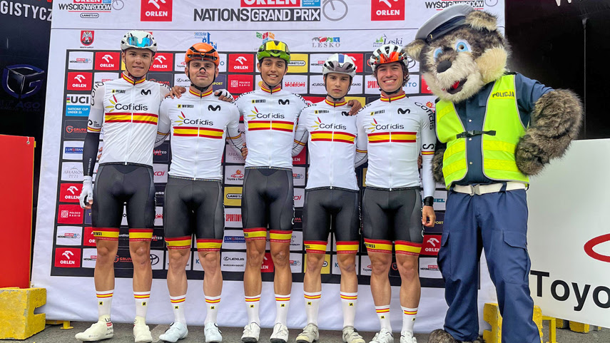 El Pelotón Hugo Aznar, 11º en la general del GP Orlen de Copa de las Naciones sub-23 GP Orlen 2025 RFEC