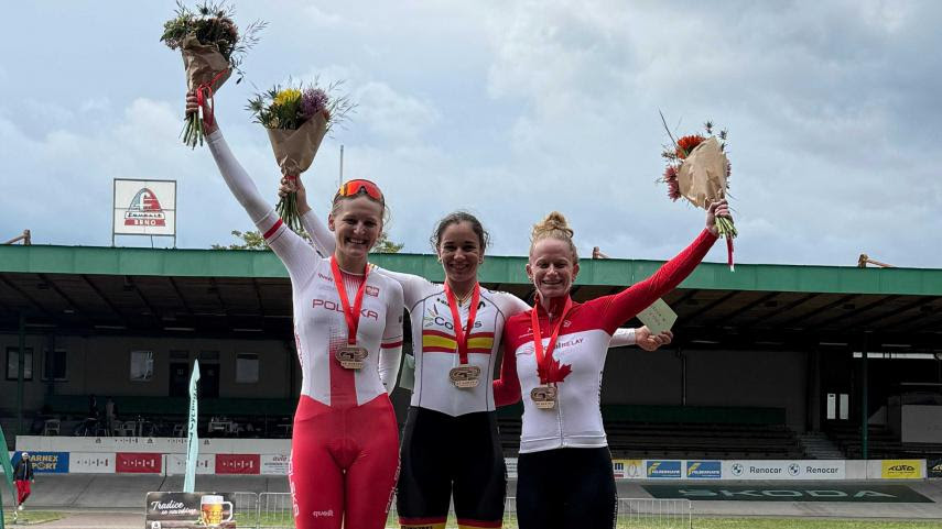 El Pelotón Laura Rodríguez, oro en Scratch en el GP Austria; Martorell, plata en Ómnium y en Madison junto a Navas Laura Rodríguez Oro Scratch GP Austria