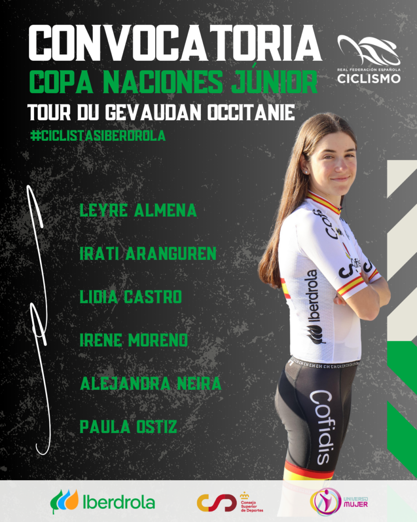El Pelotón La Selección Española júnior femenina afronta el exigente Tour du Gevaudan Occitanie Copa de las Naciones Junior Femenina Tour du Gevaudan