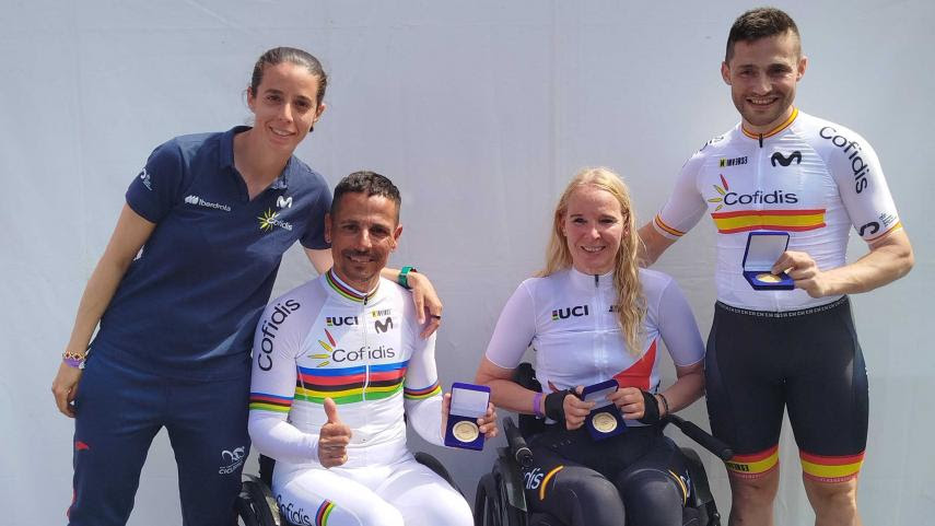 El Pelotón La Selección Española conquista tres nuevas medallas en la Copa del Mundo de Ostende Sergio Garrote Manuela Vos Joan Reinoso RFEC Ostende