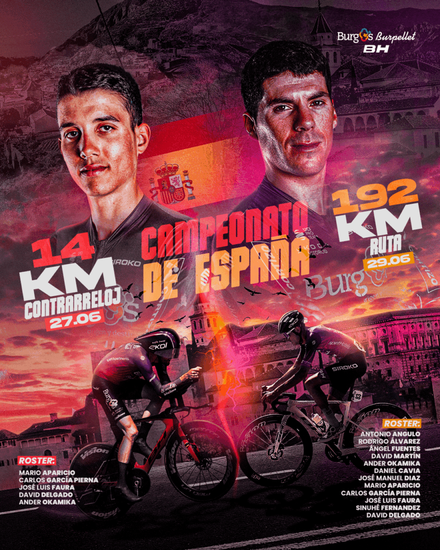 El Pelotón El Burgos Burpellet BH compite en siete campeonatos nacionales por todo el mundo Burgos BH Campeonato de España