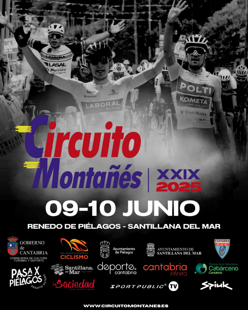 El Pelotón PREVIA | Dos jornadas emocionantes para el Circuito Montañés Cartel Circuito Montañés 2025