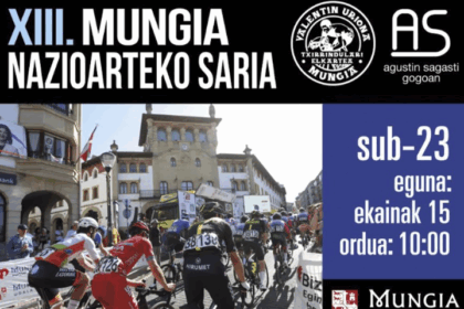 Cartel del XIII GP Mungia-Memorial Agustín Sagasti 2025