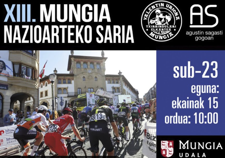 Cartel del XIII GP Mungia-Memorial Agustín Sagasti 2025