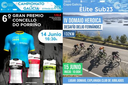 Carteles del GP Concello do Porriño y Domaio Heroica 2025