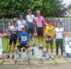 Podio completo de la prueba de Segura (Foto: @Mertxe_Beriain)