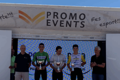 Podio del GP San Pere de Perafort - Grans Classiques 2025 (Fuente: Davinson Roman Quiceno)