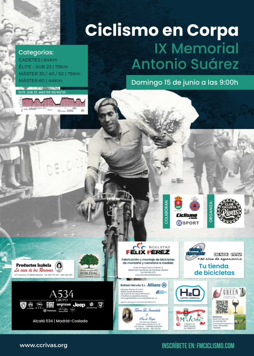 Cartel Memorial Antonio Suárez Corpa